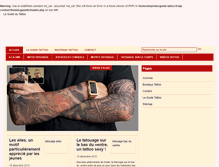 Tablet Screenshot of guide-tattoo.fr